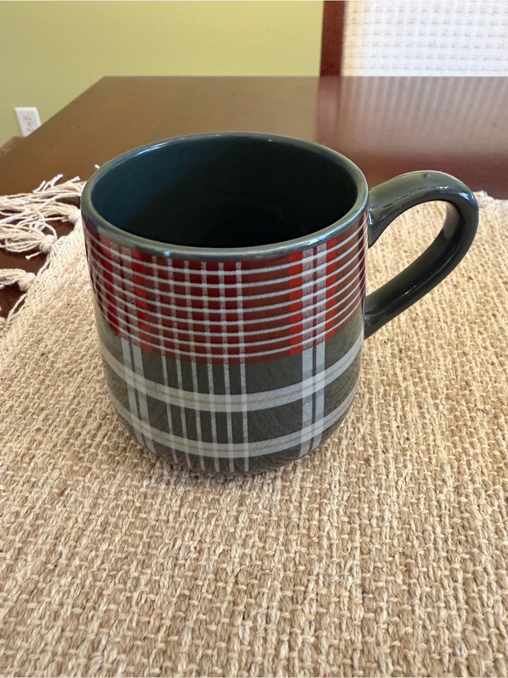 Hearth & Hand Target Plaid Ceramic Mug